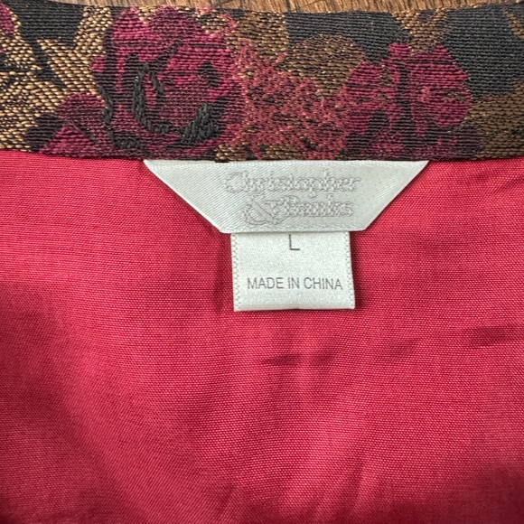 Vintage Christopher and Banks Bohemian Multi Texture Vest Size L - Picture 11 of 11